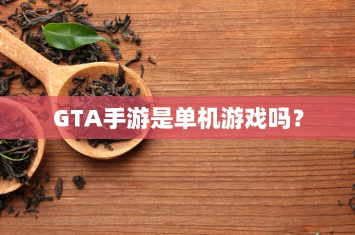 GTA手游是单机游戏吗？