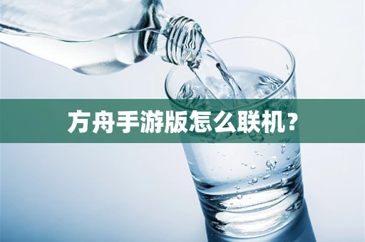 方舟手游版怎么联机？